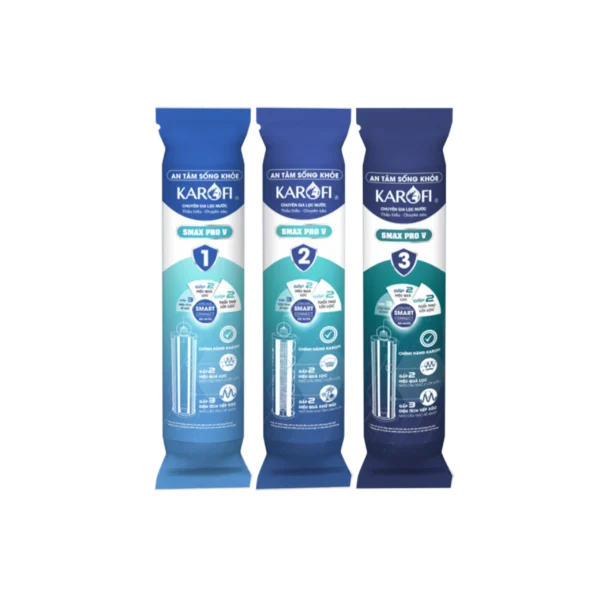 Karofi Smax V1 V2 V3 – Kit de 3 filtres de préfiltration