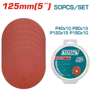 Feuille abrasive pour ponceuse orbitale TOTAL TAC7312511