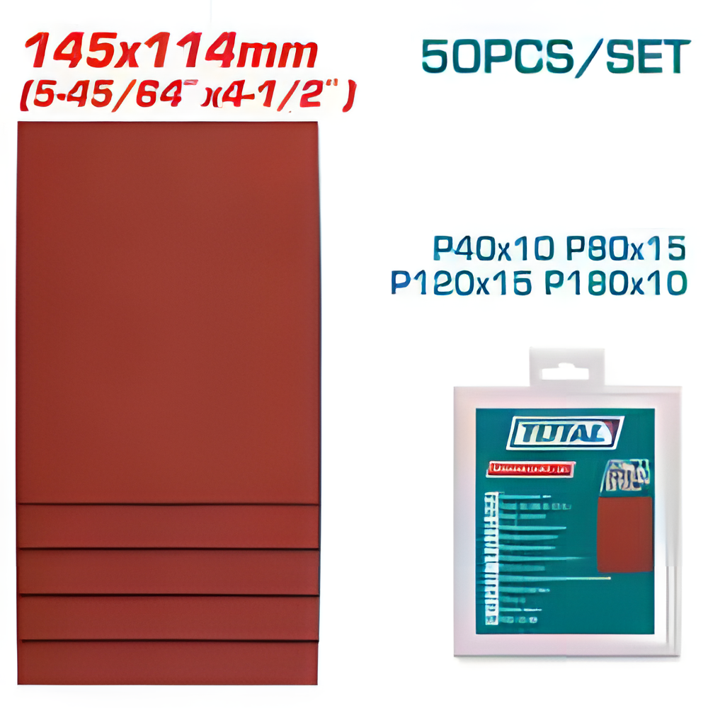 Jeu feuilles abrasives TOTAL TAC749141121