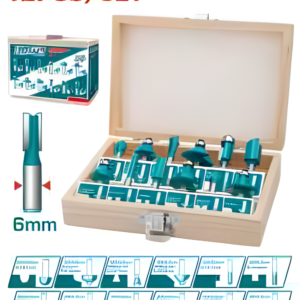 Jeu 12 fraises pour défonceuse TOTAL TACSR0121