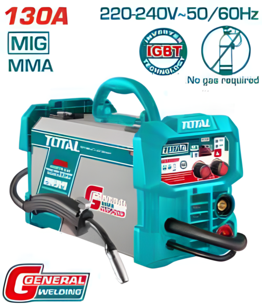 Machine à souder inverseur FCAW TOTAL TFC13018