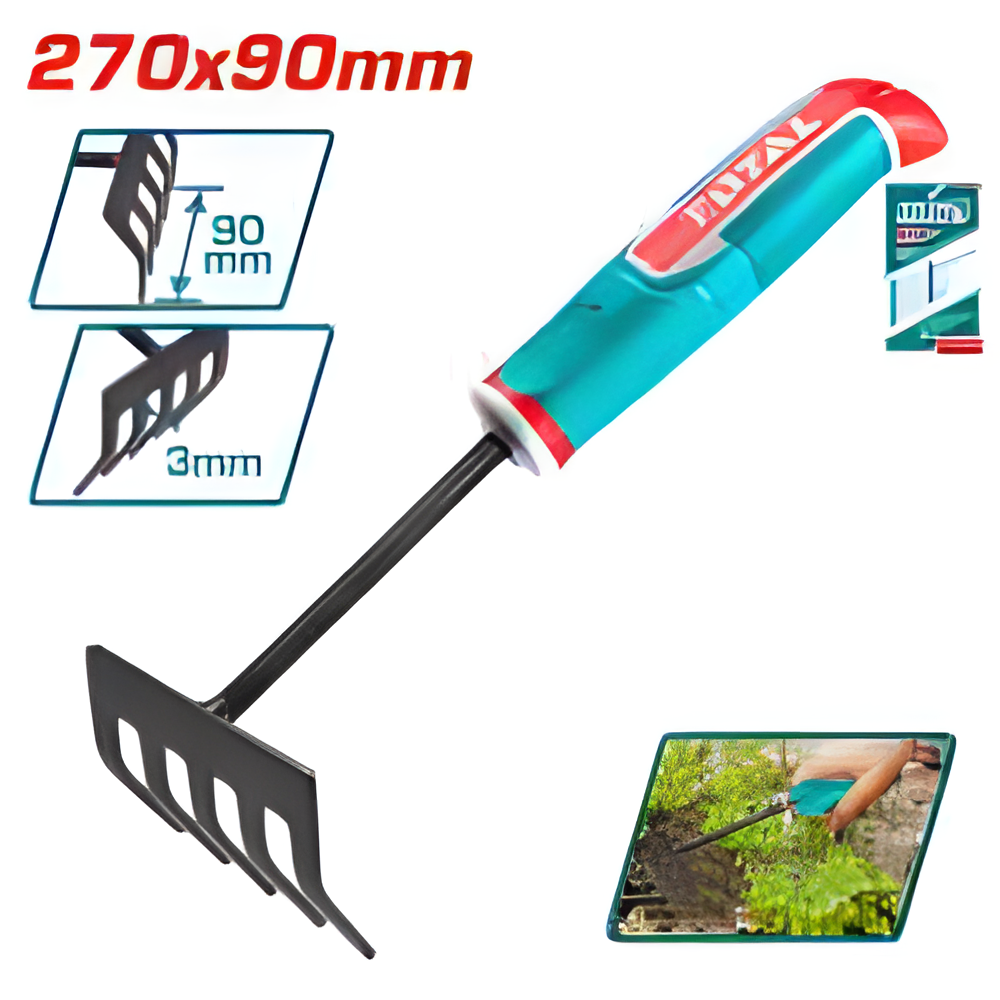 Râteau de jardin TOTAL THFTR1008