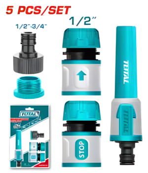 Coffret 5 pièces buses rotatives TOTAL THHCS05122