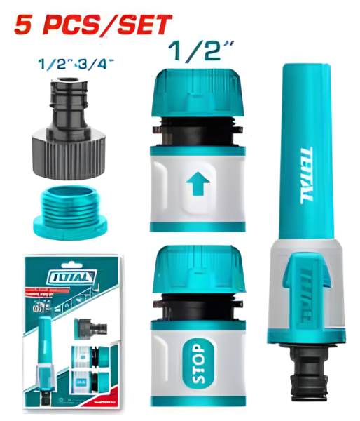 Coffret 5 pièces buses rotatives TOTAL THHCS05122