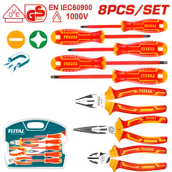 Coffret 8 outils isolés TOTAL THKIST3082