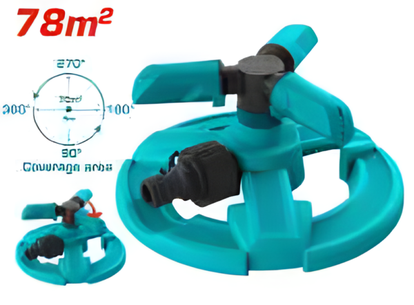 Arroseur rotatif 3 bras plastique TOTAL THPS23602