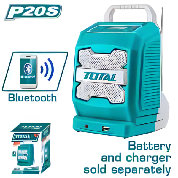 Radio de chantier sans fil TOTAL TJRLI2001
