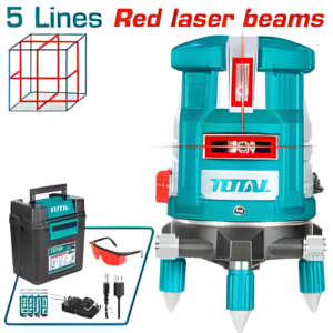 Laser lignes auto-nivelant (faisceaux rouges) TOTAL TLL306505