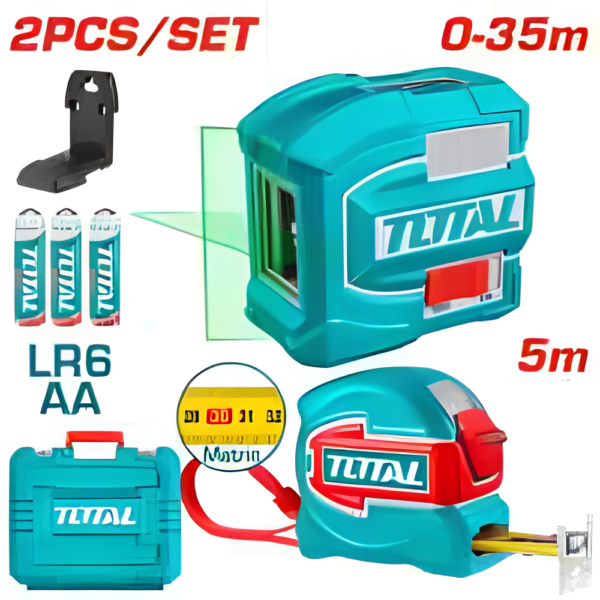 Kit laser lignes auto-nivelant TOTAL TLL680081-1