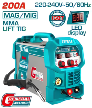 Machine à souder inverseur MAG/MIG/MMA/TIG TOTAL TMGT20058