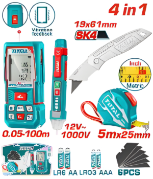 Kit détecteur distance laser TOTAL TOS250701
