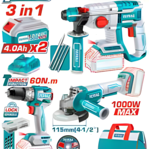 Kit combo sans fil 3 pièces TOTAL TOSLI240202