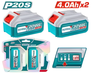 Kit batterie Lithium-Ion P20S TOTAL TOSLI240312