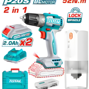 Kit combo sans fil 2 pièces TOTAL TOSLI240315