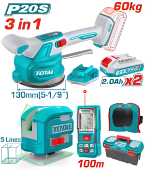 Kit combo sans fil 3 pièces TOTAL TOSLI250606