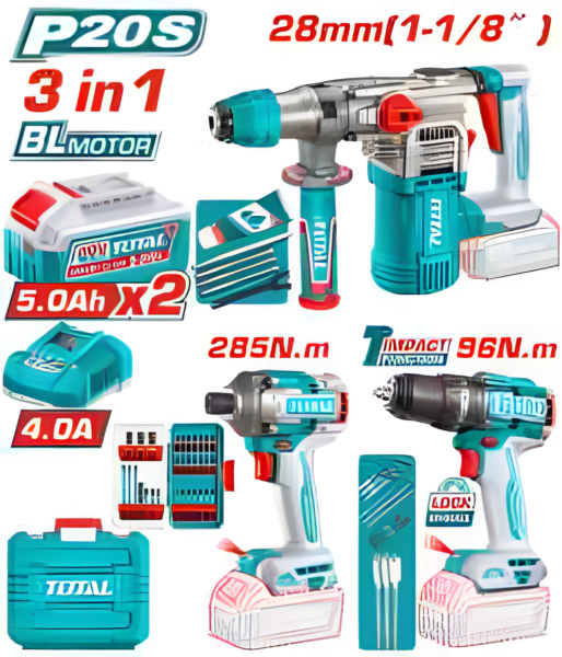 Kit combo sans fil TOTAL TOSLI250693