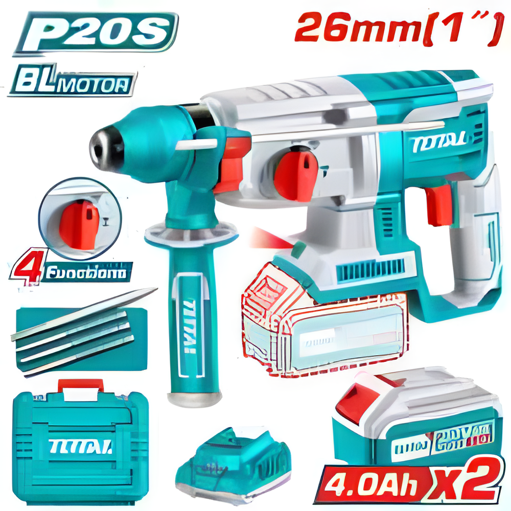 Marteau perforateur sans fil TOTAL TRHLI202287