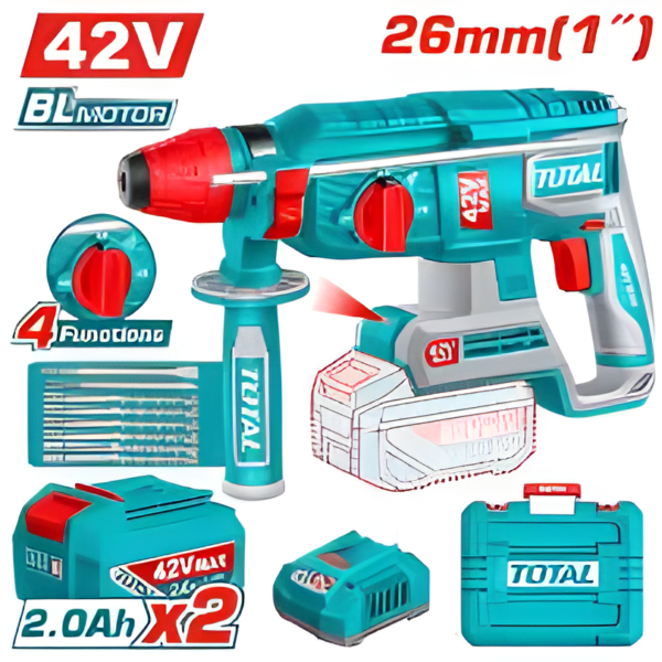 Marteau perforateur sans fil TOTAL TRHLI422682