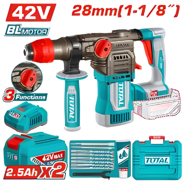 Marteau perforateur sans fil TOTAL TRHLI422882