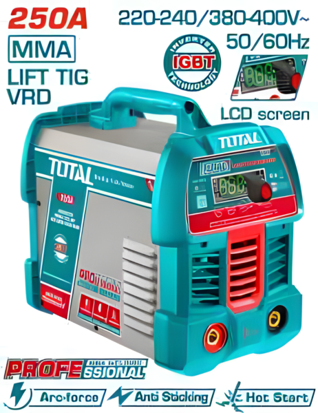 Machine à souder inverseur MMA/TIG TOTAL TW225089