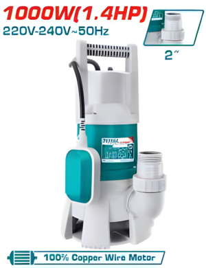 Pompe submersible eaux usées TOTAL TWP810001