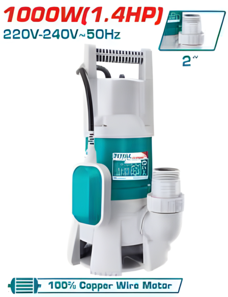 Pompe submersible eaux usées TOTAL TWP810001